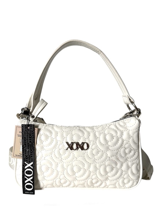 XOXO Handbags - XOXO White Quilted Stitch Shoulder/X-body Vegan Leather Bag - NWT